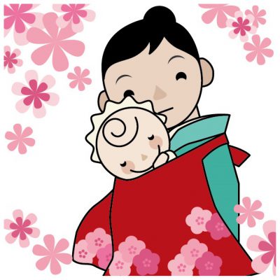 宮参りイラスト